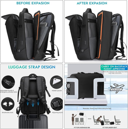 The Executive 50L Expandable Carry-On